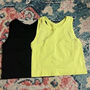 Old Navy Active Seamless Tanks - both size small